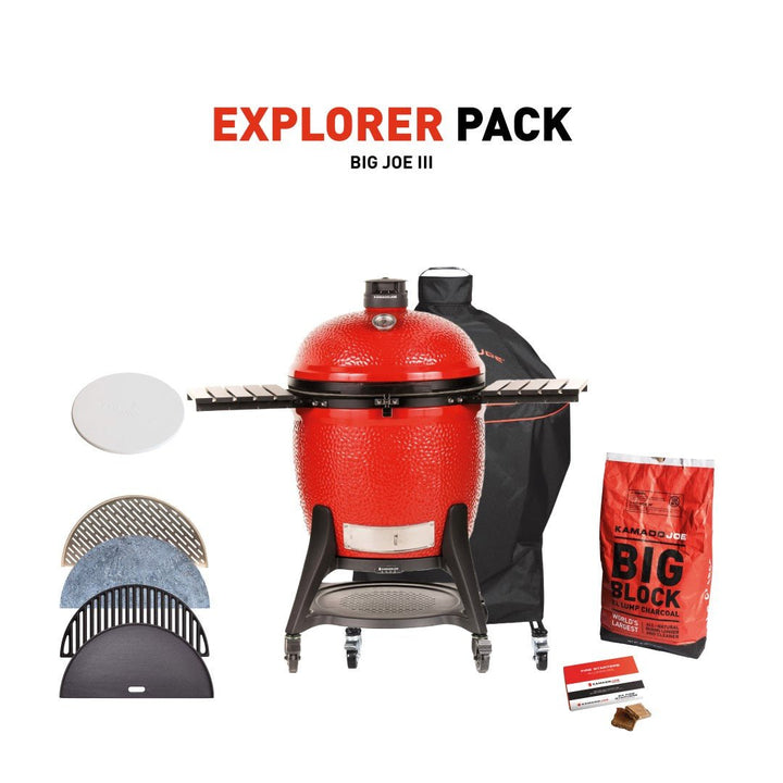 Kamado Joe Grill with Explorer Pack