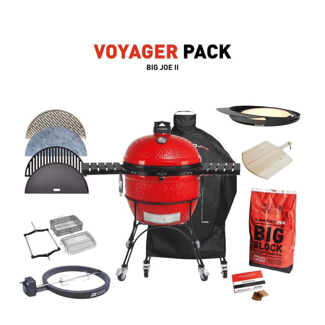 Kamado Joe Grill with Voyager Pack