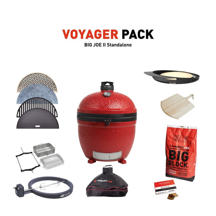 Kamado Joe Grill with Voyager Pack