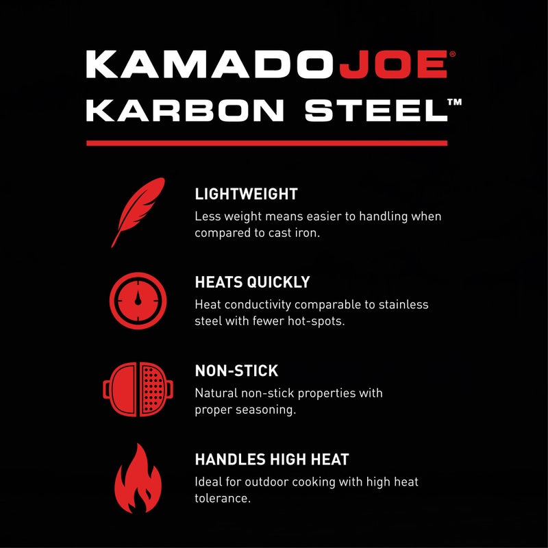 Kamado Joe Karbon Steel Griddle - Classic