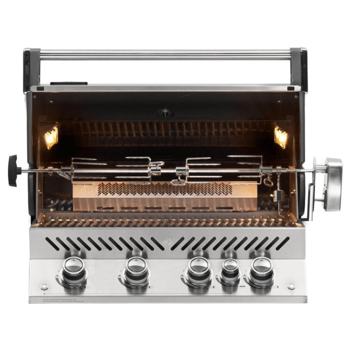 Napoleon Prestige Pro 500 Built-In Grill + FREE cover