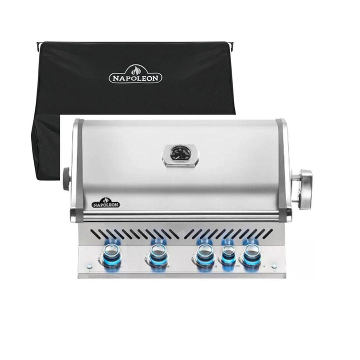 Napoleon Prestige Pro 500 Built-In Grill + FREE cover