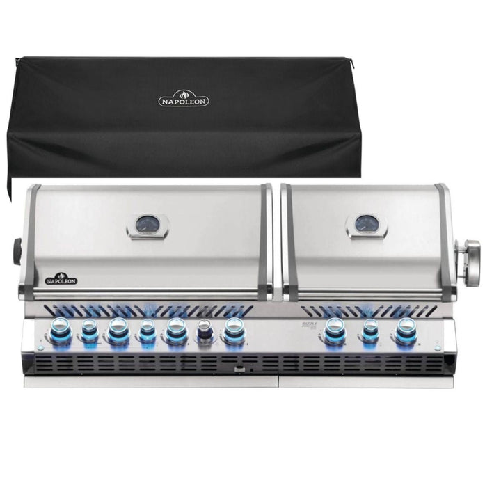 Napoleon Prestige Pro 825 Built-In Grill + FREE cover