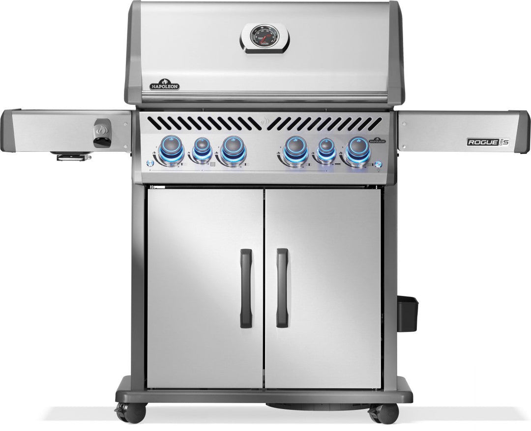 Napoleon Rogue Pro-S 525 Grill and Infrared Side Burner with Cart