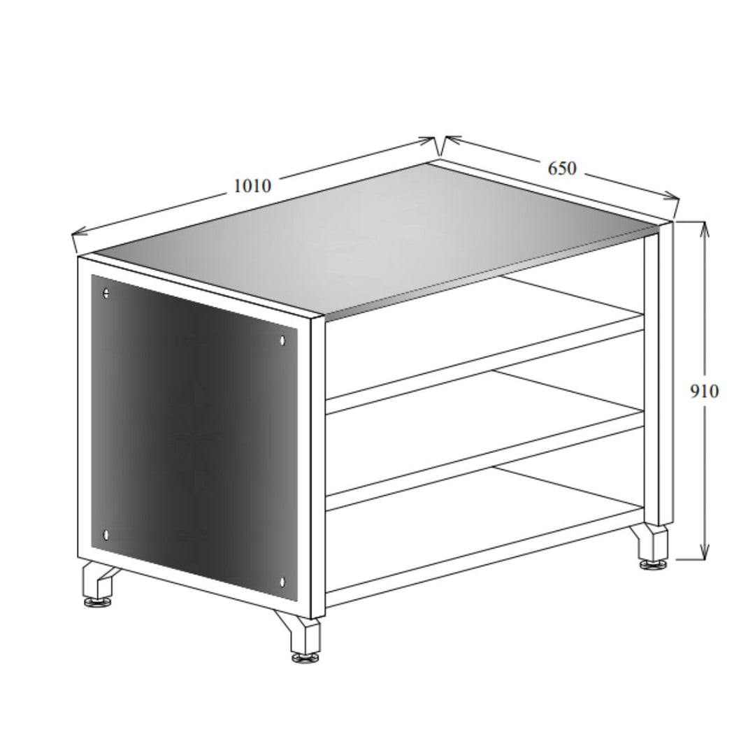Oliveti Open Shelf Unit 700 or 1010