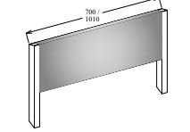 Oliveti Splashback 700 or 1010