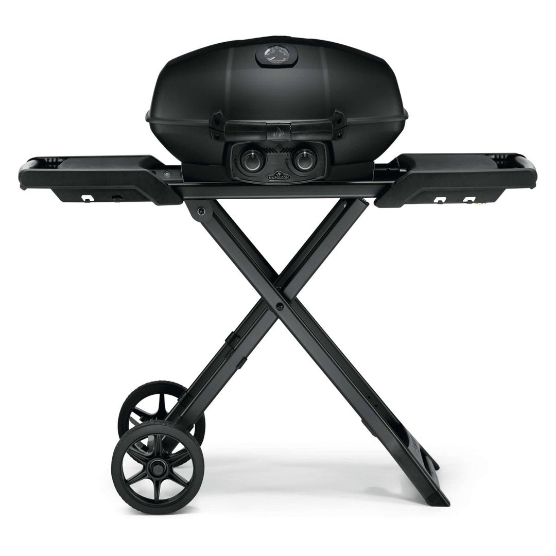 Napoleon Phantom TravelQ PRO 285 Portable Gas Grill with Scissor Cart