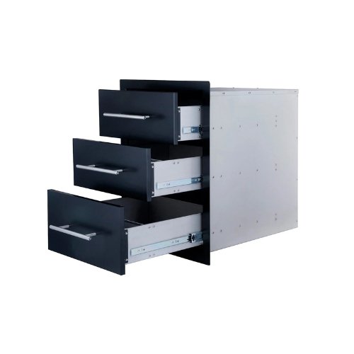 Sunstone Black Series Triple Access Drawer